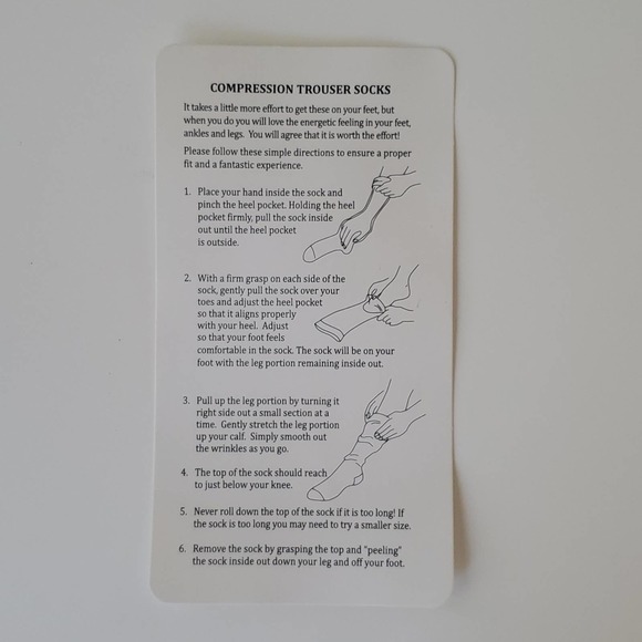 Muk Luks Pack of 4 Graduated Trouser Compression Socks 17-20 mmHg Size L/XL - Picture 6 of 7